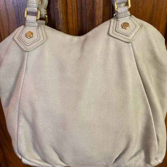 Marc by Marc Jacobs Genuine Soft Cow Leather Bag in Light Gray Color X Large - Picture 4 of 11